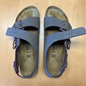 Birkenstock Milano Mocha Birkibuc Sz 42N